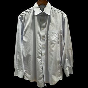 DONATED Jos. A. Bank Traveler Point Collar Blue Check Dress Shirt